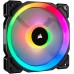 CORSAIR  QL120 RGB 120mm PWM Triple Fan With Lighting Node CORE CASING FAN